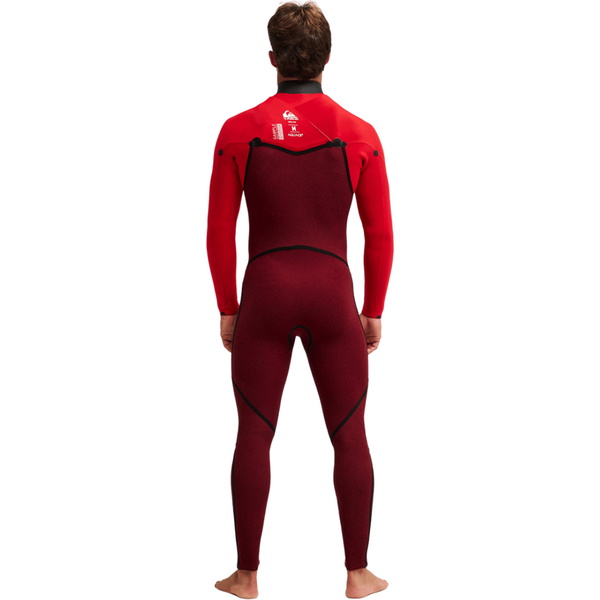 2026 Quiksilver Männer Young Guns 3/2mm Brustreißverschluss Neoprenanzug EQYW103247 - Quarry